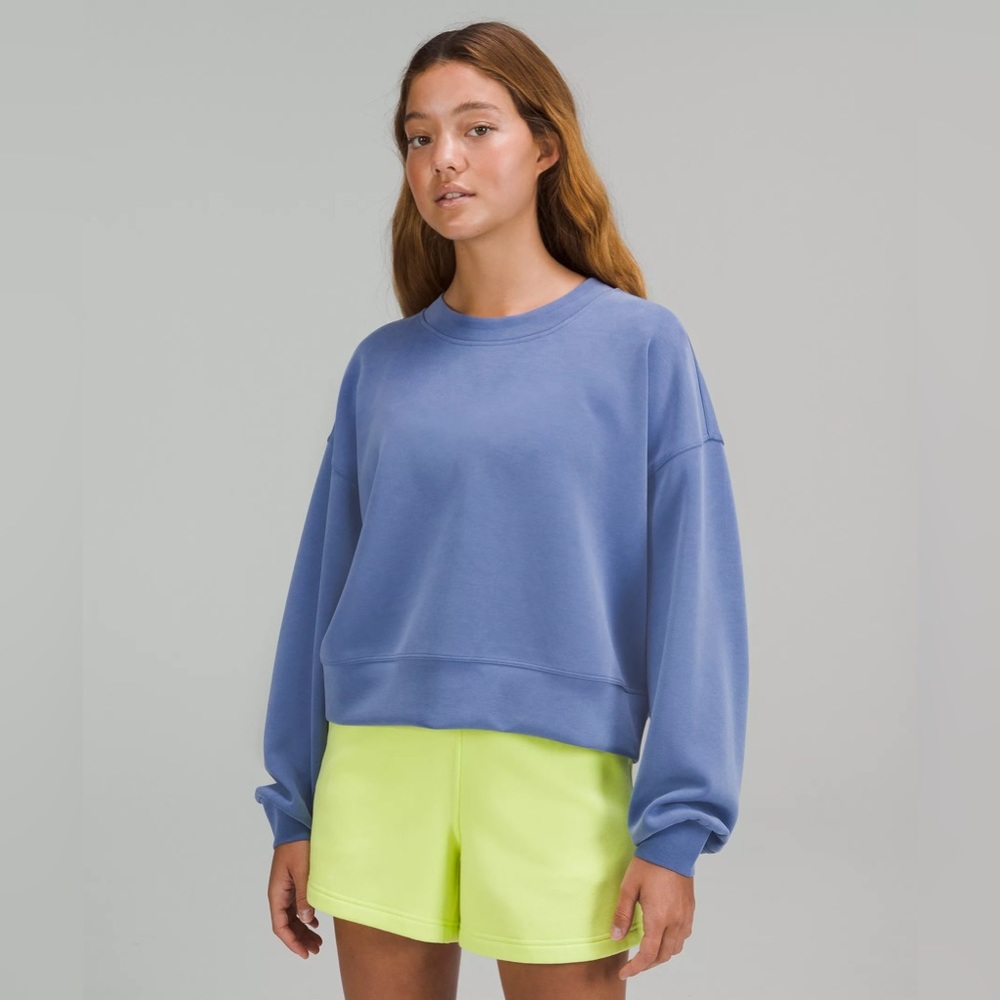 lululemon perfectly oversized cropped crew